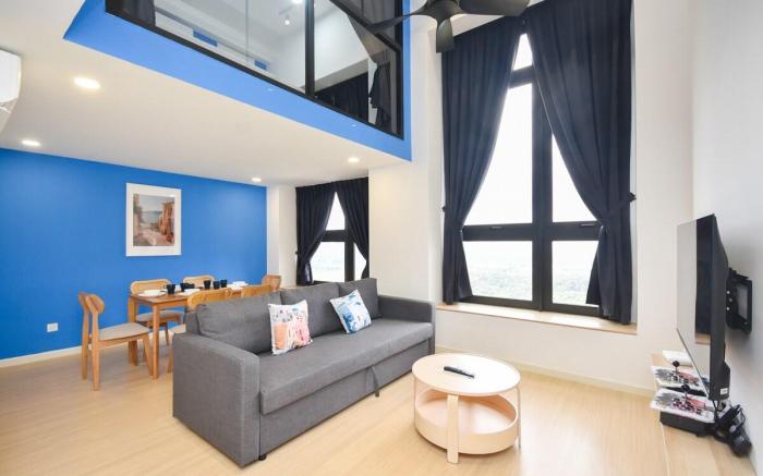 Sunway Grid Santorini Blue 3BR By Nest Home | 6Pax