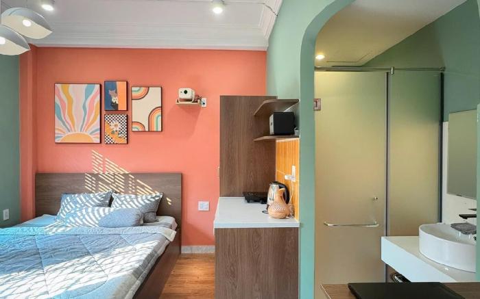 H” Home : Căn hộ mới, có ban công thang máy quận 1