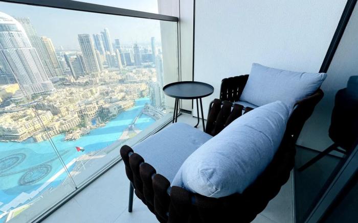 Luxury 2BR Apartment Burj Khalifa & Fountain Views