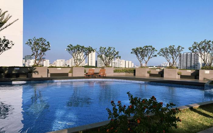 Modern studio in D7-Lavida Apt-Free pool-Netflix