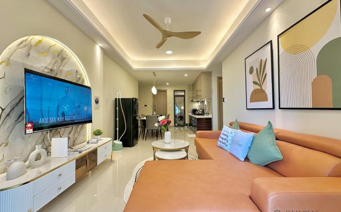 R&F SeineRegion•3BR/5Pax/Balcony/PoolView/NearCIQ