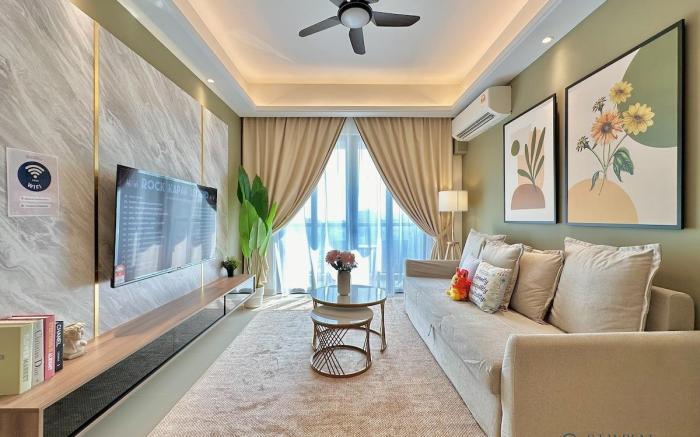 R&F SeineRegion 2Bedroom/4Pax•NearCIQ/FreeWifi