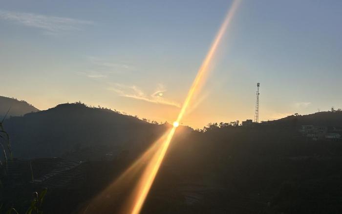 Sunset villa sikunir dieng