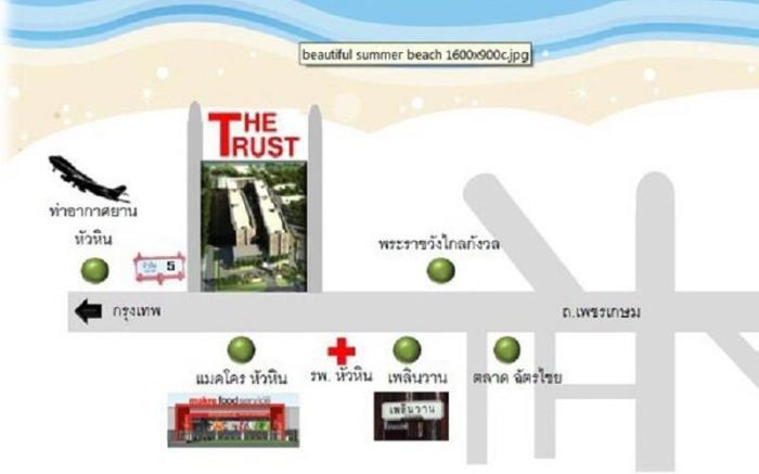 The Trust Huahin Condo Garden View By Dome