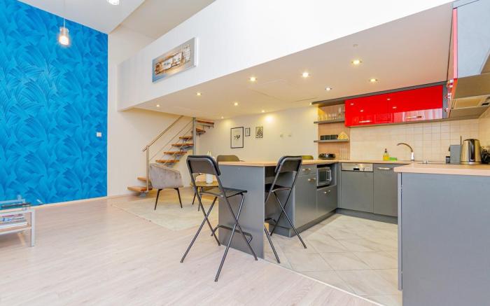 Colorful Cityscape Retreat by NW