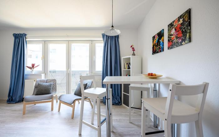 Helles City-Apartment mit Parkplatz