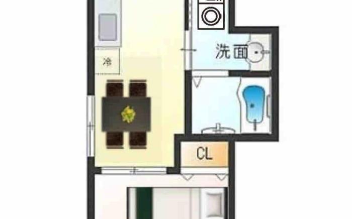 A「高级公寓」天下茶屋站步行3分！电车2站5分直达心斋桥/道顿堀/黑门市场，机场直达，可住4人411