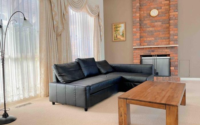 The peaceful retreat in a tranquil court