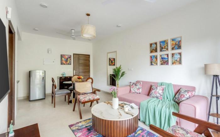 Soulscape 1BHK w/ Pool, Candolim, North Goa