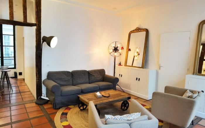 3 bedrooms/Le Marais style /3 mins to République