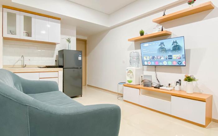 Neat Simple 2BR at Meikarta Apartment By Travelio