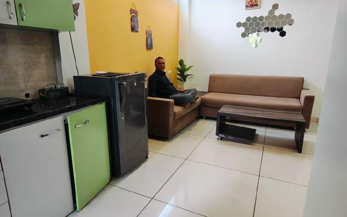 Fully Private 1BHK Couple Friendly @ Serene Green