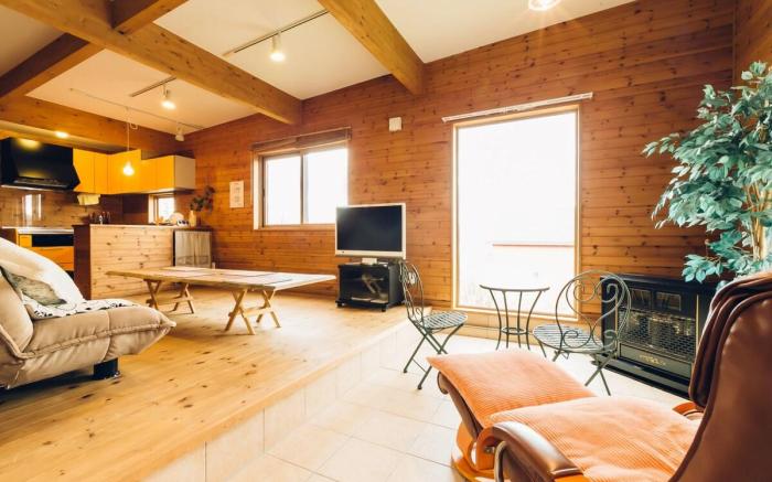 TOYAKO PRIVATE LOG HOUSE/2Flr/8ppl/Park/Wi-Fi/Ski