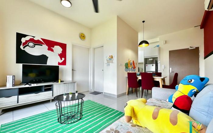 PokemonSuite. Meridin Medini @1BR 4PaxnearLegoland