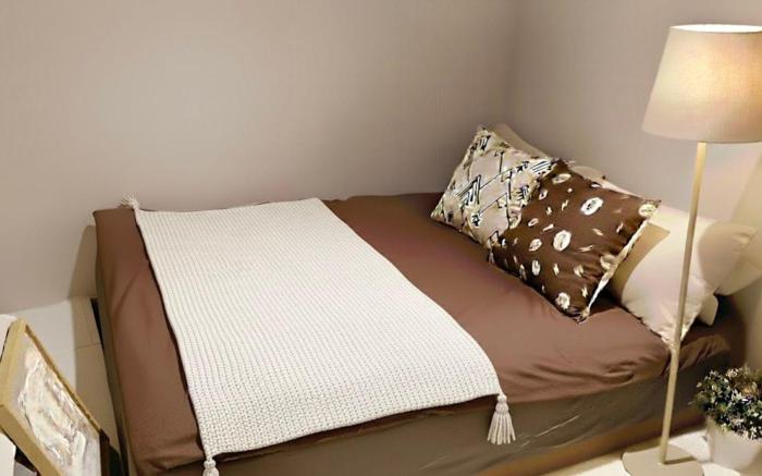 B房[奶油在奶茶裡]奶油風極簡侘寂風全新裝潢1人房信義區南港區旁昆陽站4分鐘月租歡迎可愛風格廣受好評