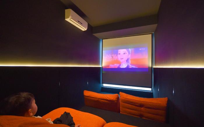Neverland Slide Playroom Loft| Private Cinema Room