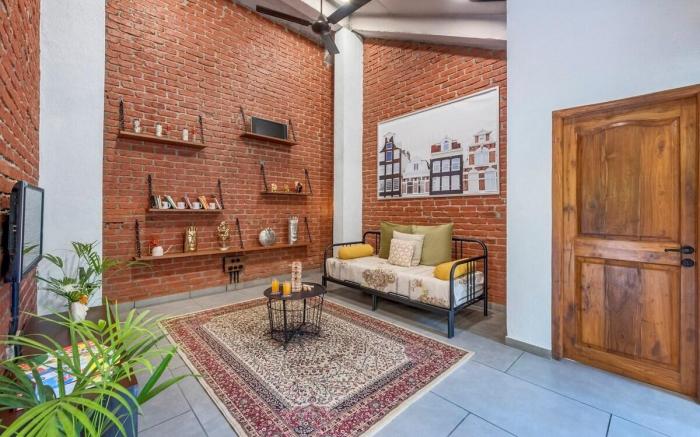 SaffronStays Atmos the Brick House | Rustic Pool E