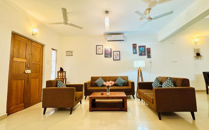 2 Bedroom Duplex villa in Vagator with pool