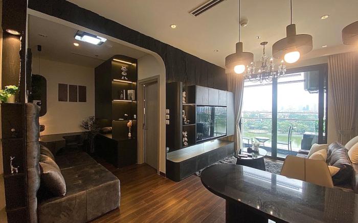 Căn hộ 1 phòng ngủ, view hồ, máy chiếu, tivi lớn, 