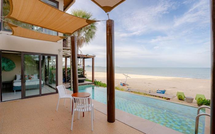 YOD Beachfront Cozy Pool Villa Sam Roi Yot 