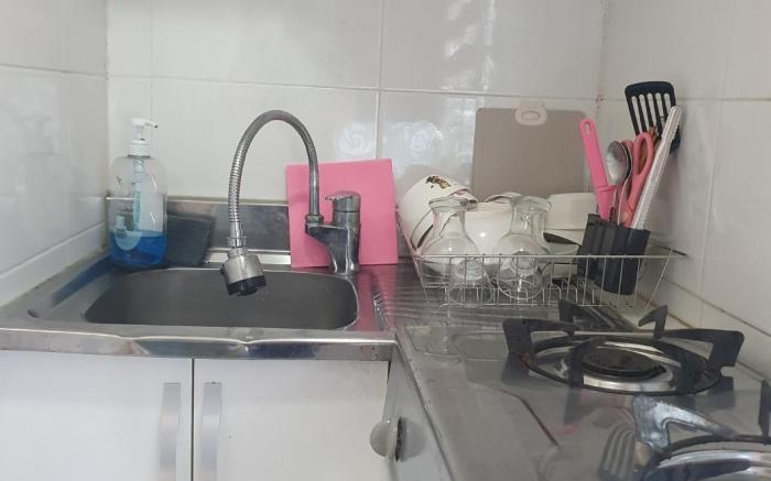 번화가 근처에 조용한 숙소