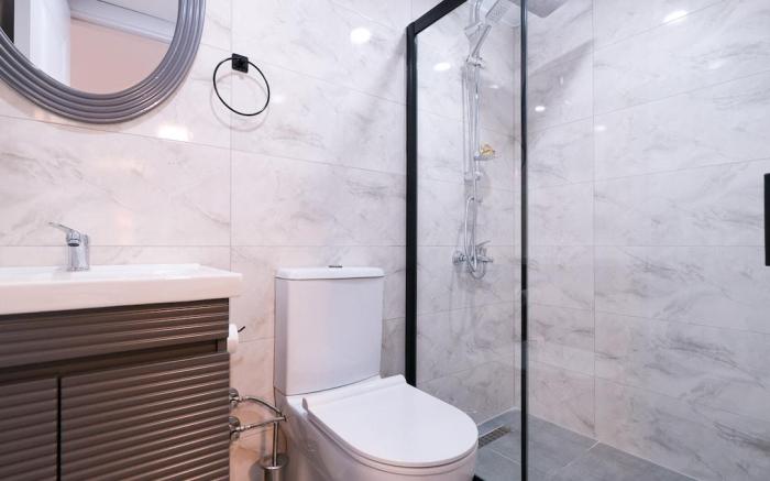 Modern Escape with Balcony Charm