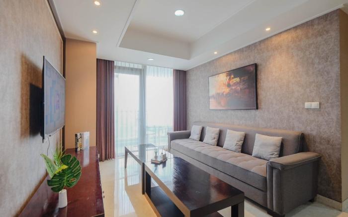 Elegant Earth Tone 3BR Ciputra World 1 By Travelio