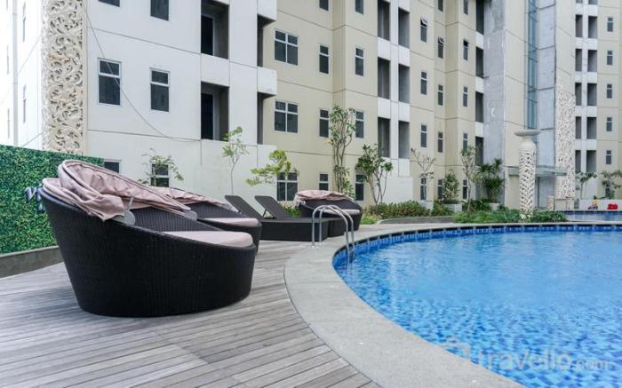 Basic Simple 1BR at Vittoria Residence By Travelio