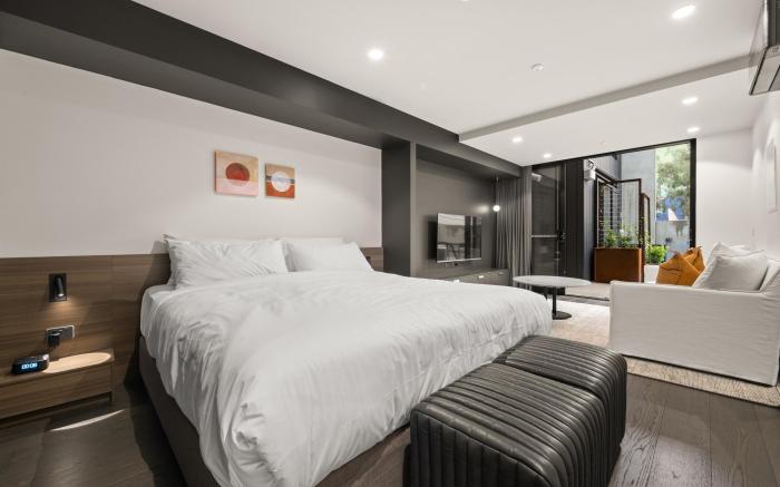 Modern Studio with BBQ Area