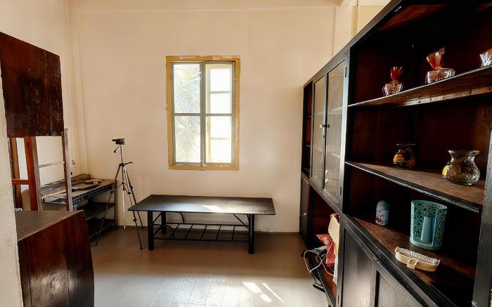 a玖月舒苑豪华双卧套房花园景独立厨房卫生间客厅投影沙发家庭出行9998