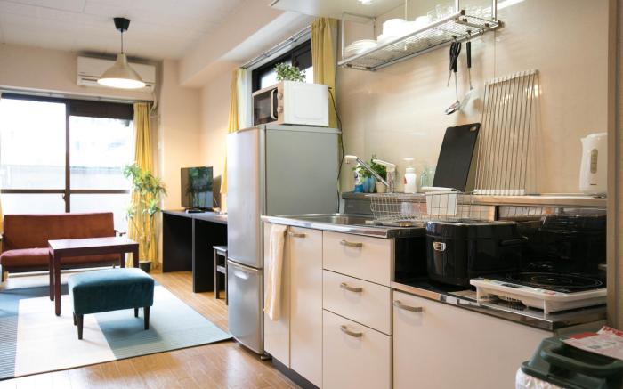 Free fixed Wi-Fi! Nishi Nakasu Apartment 301. 