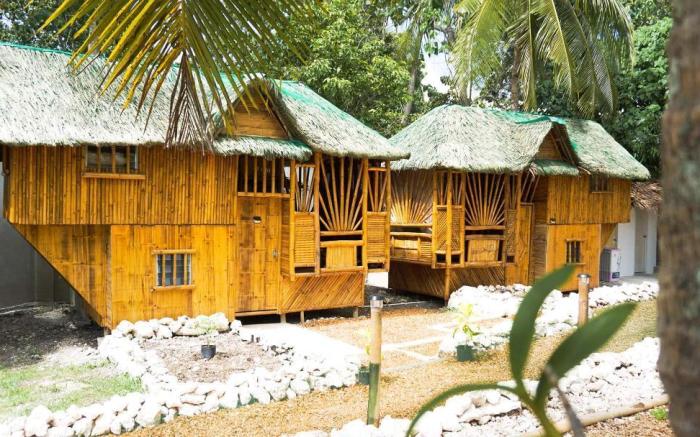 Bamboo house 1 - 2 rooms private bathroom @Nirvana