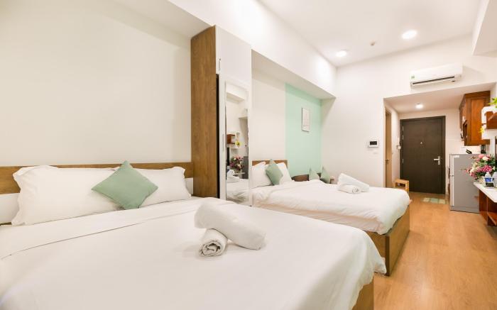 A4.13 TrungHome*Studio 2 Beds*Rivergate*Pool*Gỵm