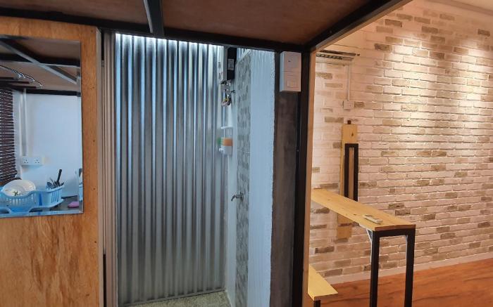 Tiny home living big with happiness.