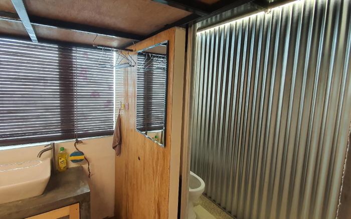 Tiny home living big with happiness.