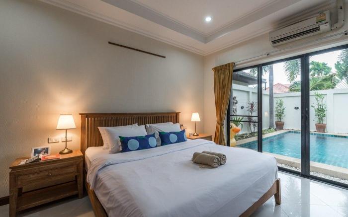 AnB poolvilla 3BR walk private beach in pratamnak