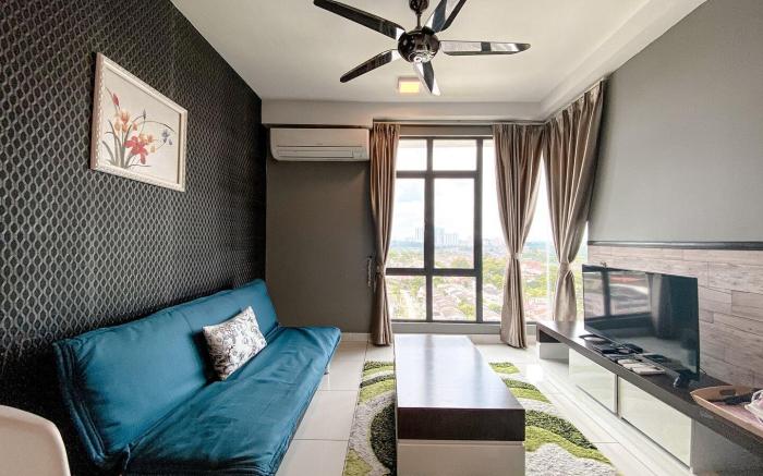 JonySuite 1Tebrau @ 1BR 2pax near MidValley by UHA