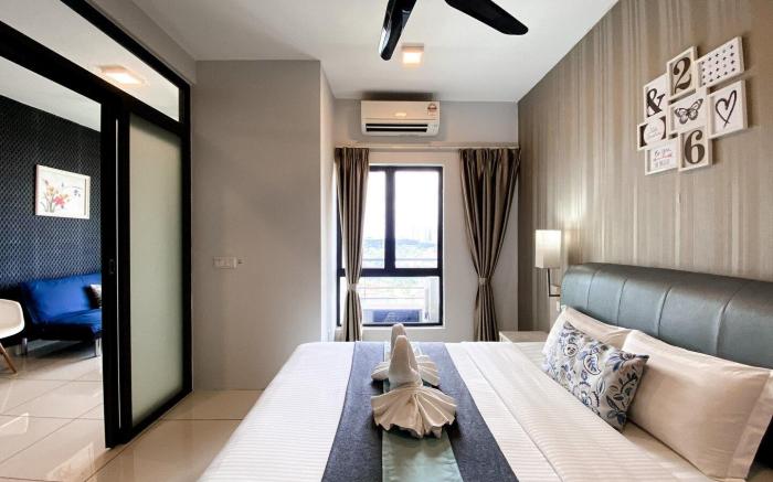 JonySuite 1Tebrau @ 1BR 2pax near MidValley by UHA