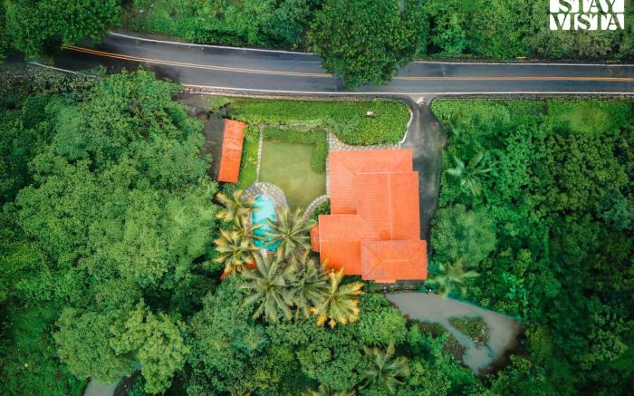 StayVista at Boho Banyan with Pvt Pool & Garden