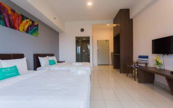 Aeropod KK [6B]/2 Queen Bed/Free Parking/Balcony