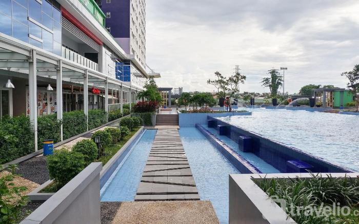 Best Big Studio Green Pramuka City Apt By Travelio
