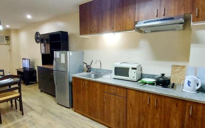 Studio-type condo unit with common pool