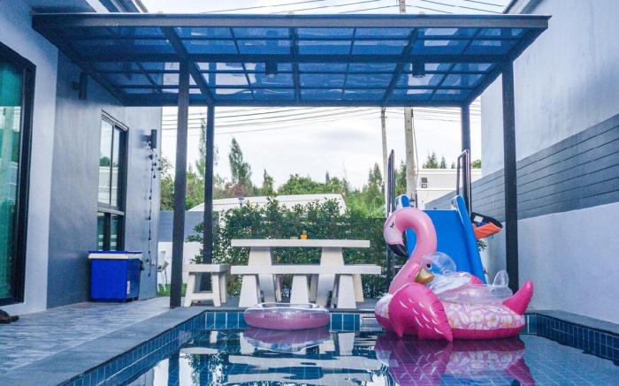 Baan Arthur ChaAm *3BR* Private pool, Quiet Home.