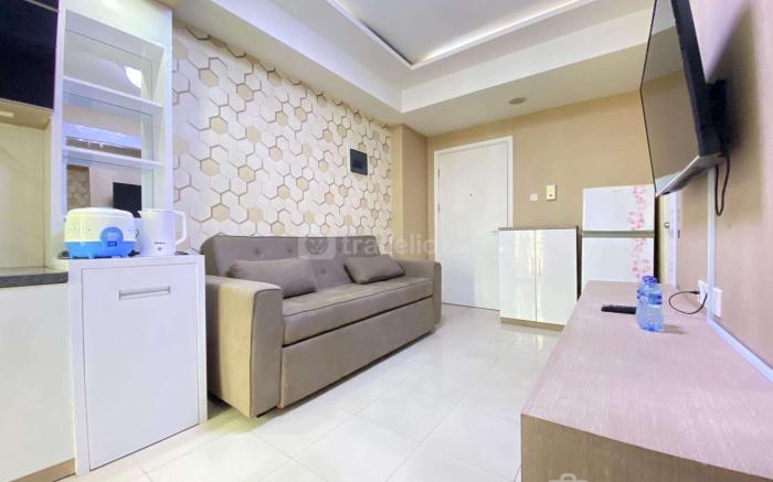 Artsy 2BR Apt at Parahyangan Residence By Travelio