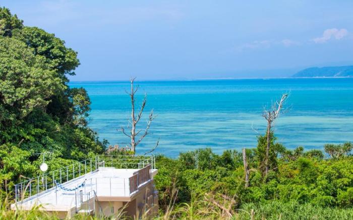 Beachfront room with free marine items in Okinawa