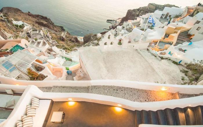 Sophia Privilege in Santorini