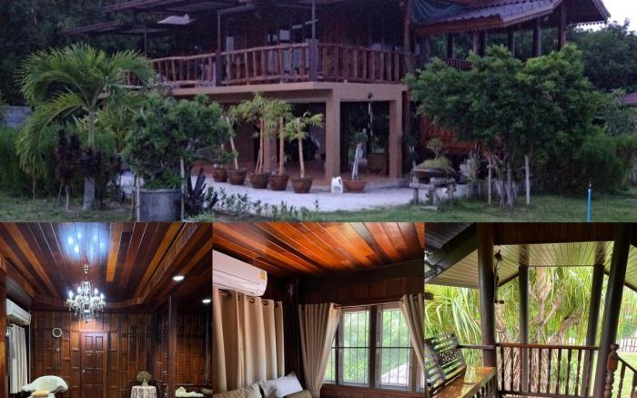 Traditional Thai house บ้านเรือนไทย ใกล้หาดระยอง