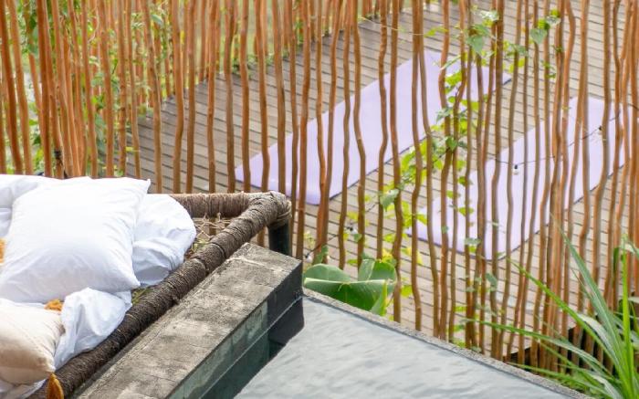 Avana Curve Cliffside Bamboo Villa with Pool