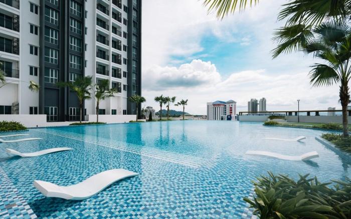 Awesome Pool Modern Cozy 3RoomSuite@METROPOL PERDA