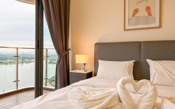 Full Seaview | Akemi 3BR Suite by Nest Home【Beach】